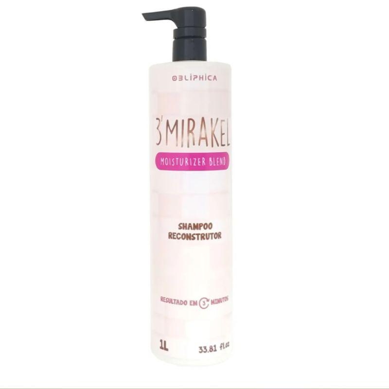 3 MIRAKEL SHAMPOO RECONSRUTOR 1L
