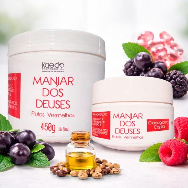 MASCARA MANJAR DOS DEUSES HIDRATAÇAO FRUTAS VERMELHA 450G