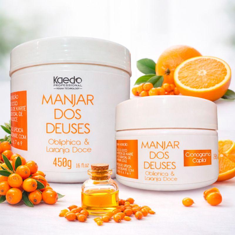 MASCARA MANJAR DOS DEUSES NUTRIÇAO OBLIPHICA E LARANJA DOCE 450G
