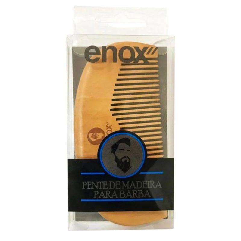 PENTE DE MADEIRA PARA BARBA ENOX